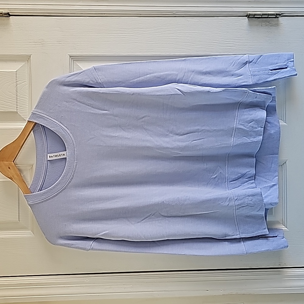 Athleta XS Sweatshirt Light Purple